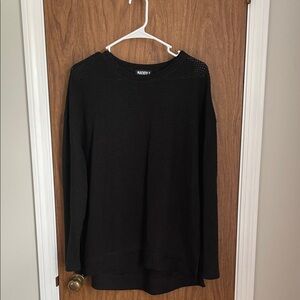 Everly Textured Black Sweater